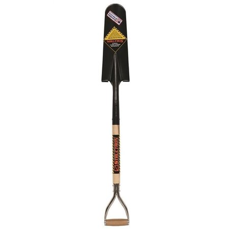 SEYMOUR MIDWEST Spade Drain Shovel, 30 in Wood Handle, Closed Back 49348